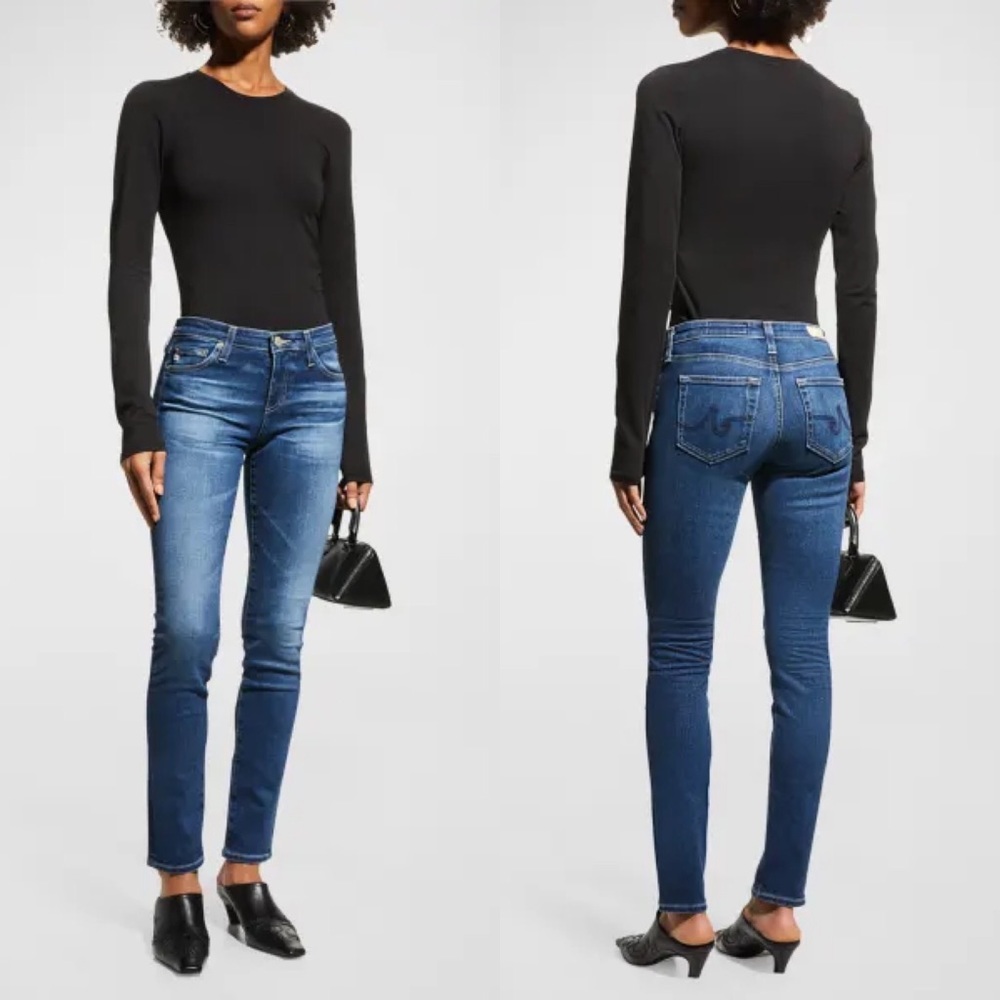 AG Jeans Prima Mid-Rise Cigarette Jeans